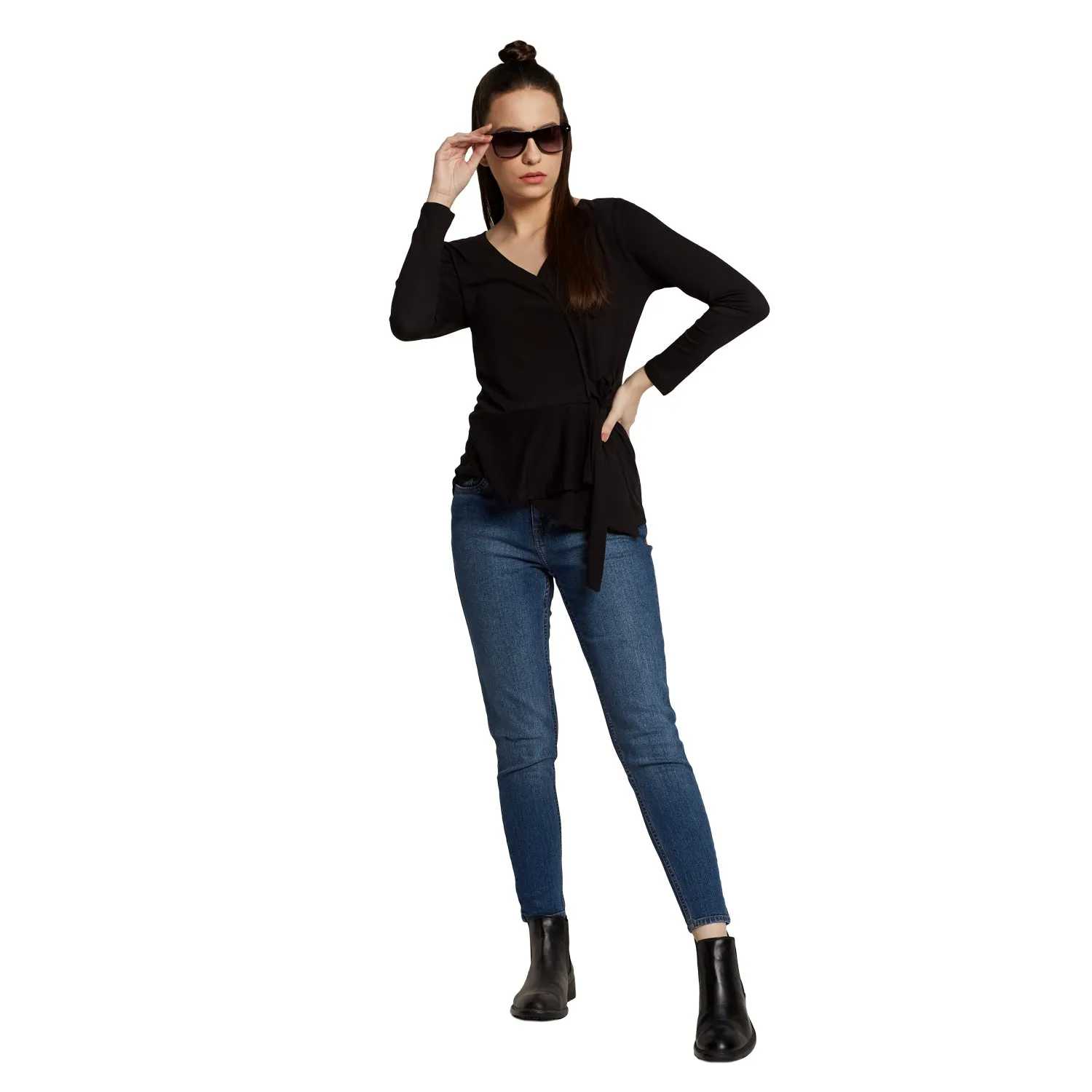 OVERLAP WITH SIDE TIE TOP