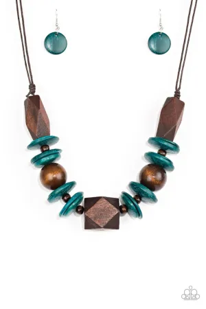 Pacific Paradise Blue Paparazzi Necklace