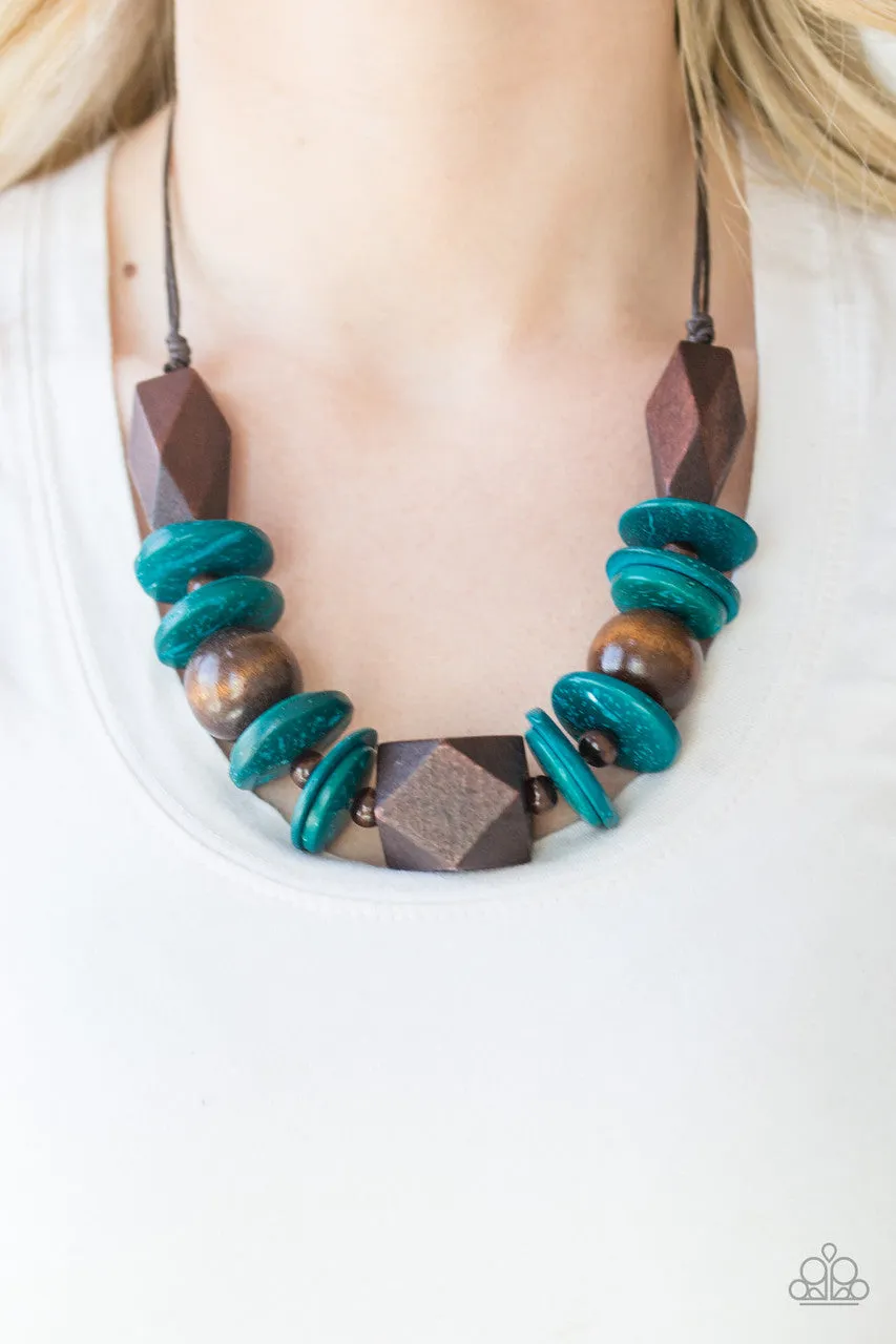 Pacific Paradise Blue Paparazzi Necklace