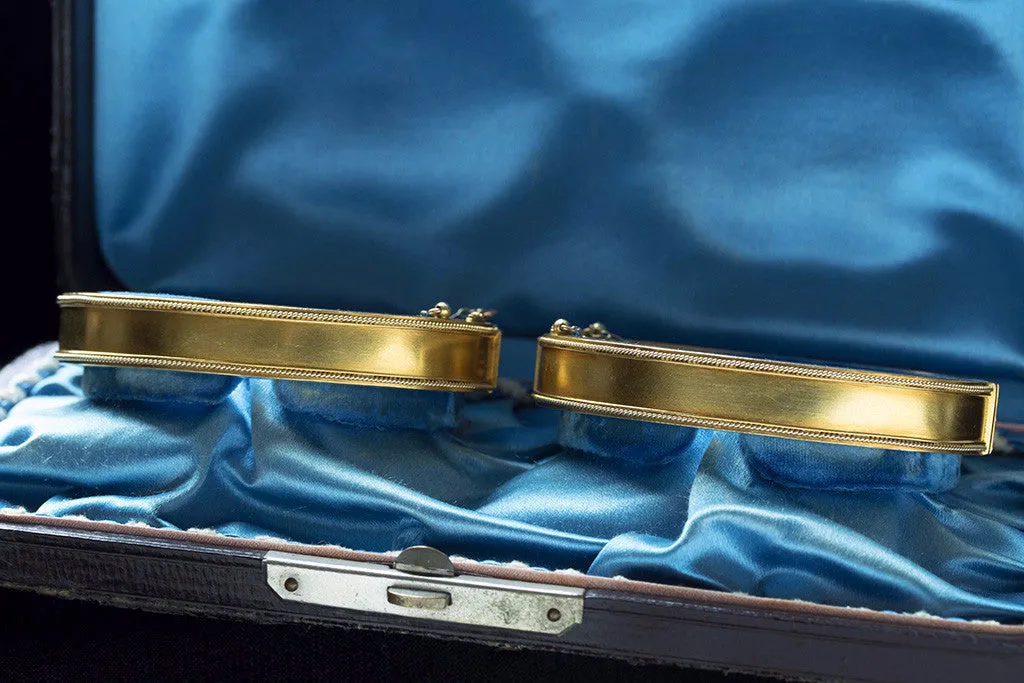 Pair of Victorian Matched Set of Gold Bangles
