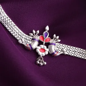 Pakhi Silver Bracelet By Moha