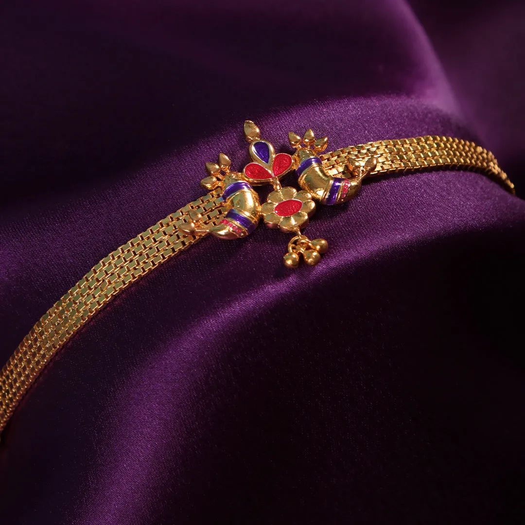 Pakhi Silver Bracelet By Moha