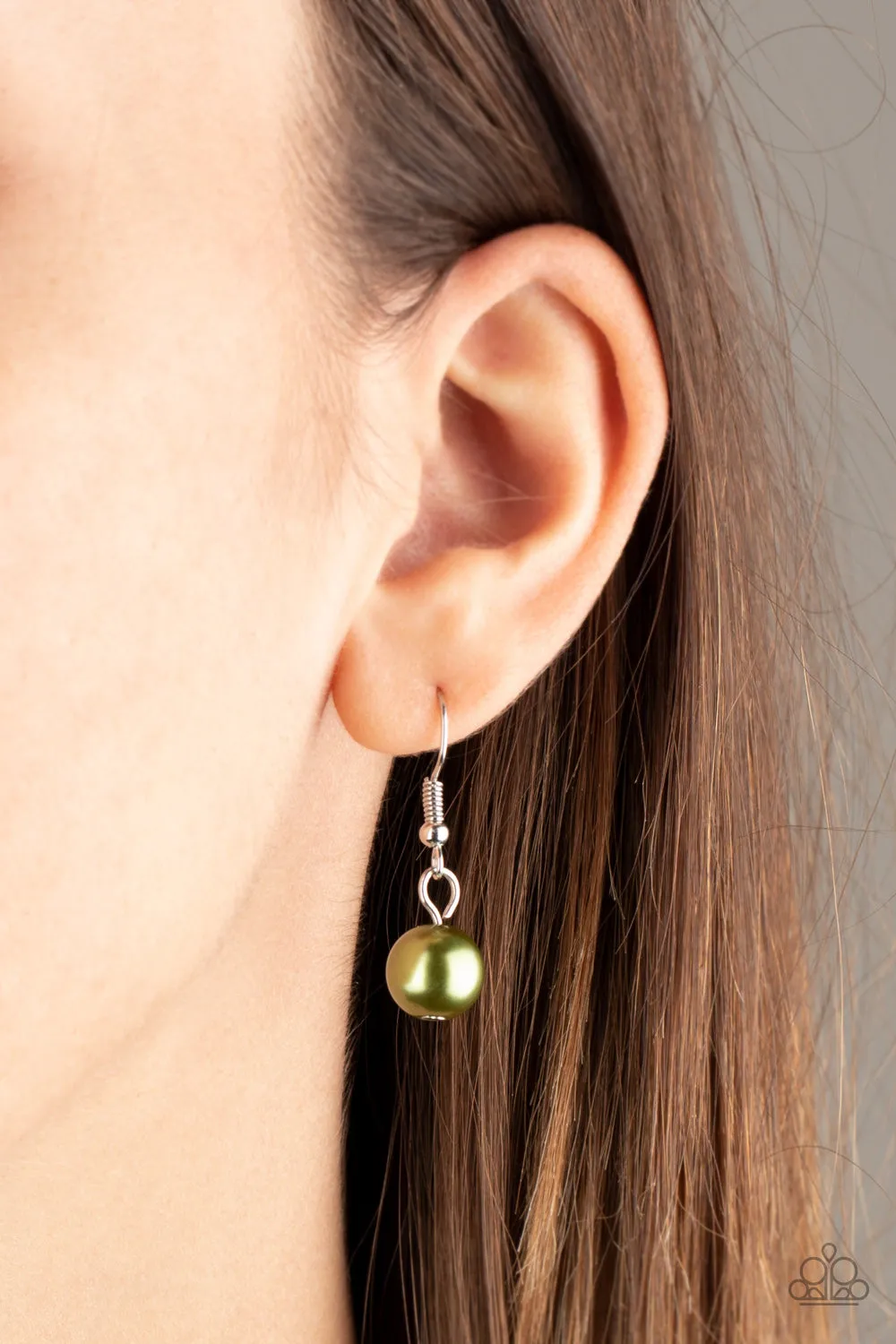 Paparazzi - Belle Of The BALLROOM - Green  Tassel Necklace