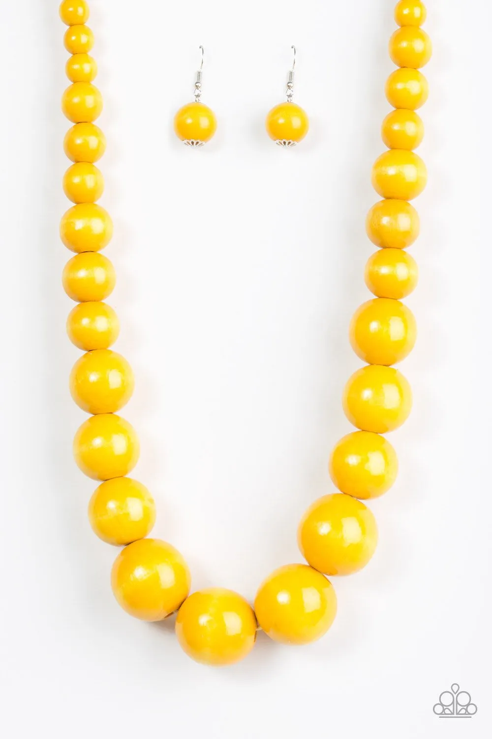 Paparazzi - Effortlessly Everglades  - Brown Wood Necklace