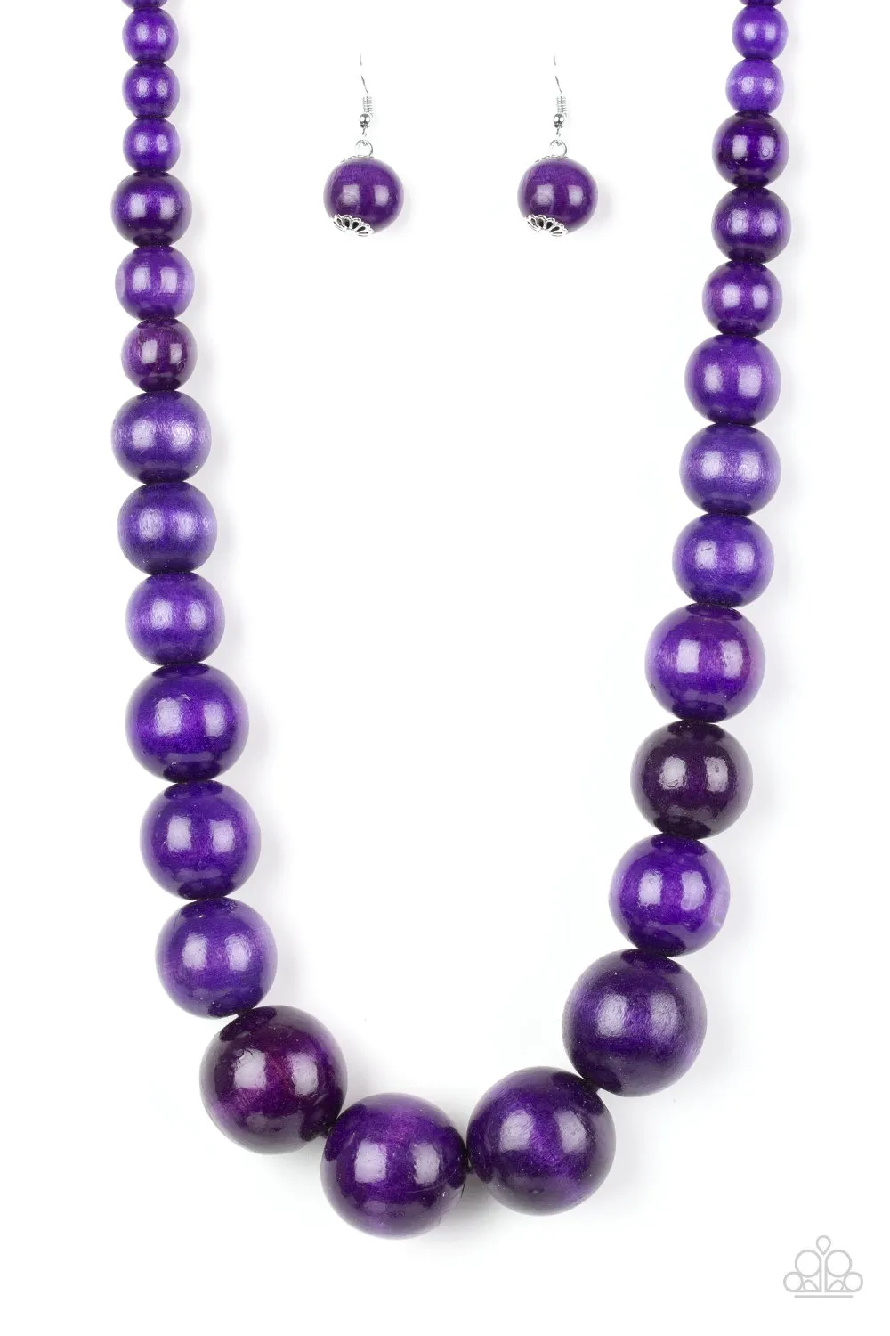 Paparazzi - Effortlessly Everglades  - Brown Wood Necklace
