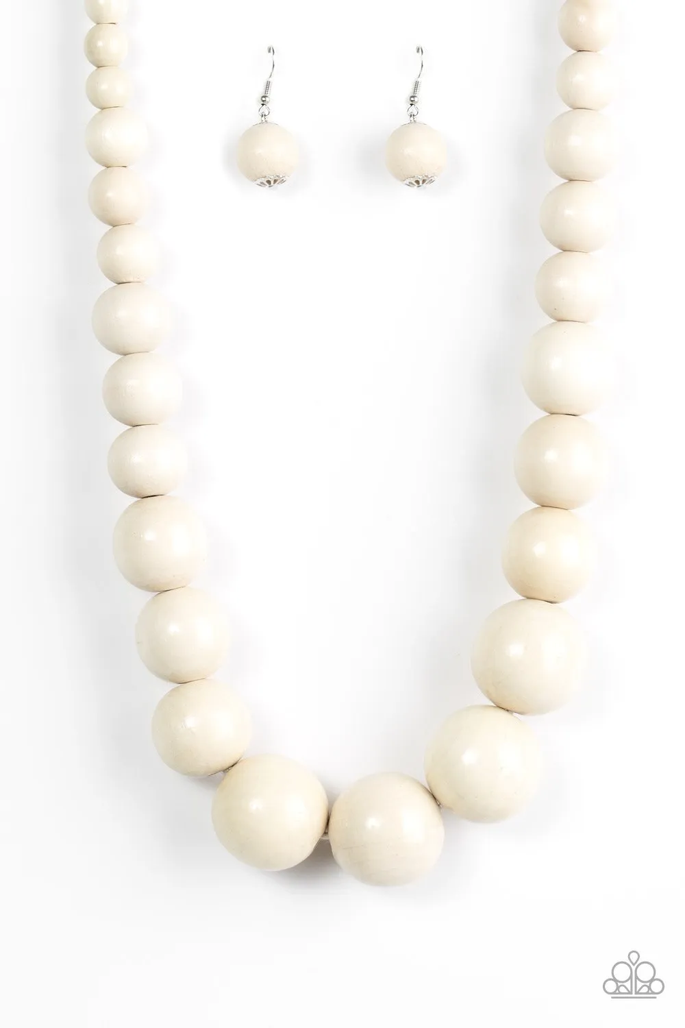 Paparazzi - Effortlessly Everglades  - Brown Wood Necklace