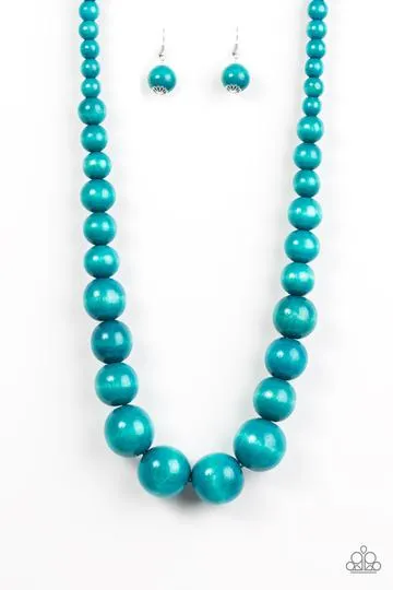Paparazzi - Effortlessly Everglades  - Brown Wood Necklace
