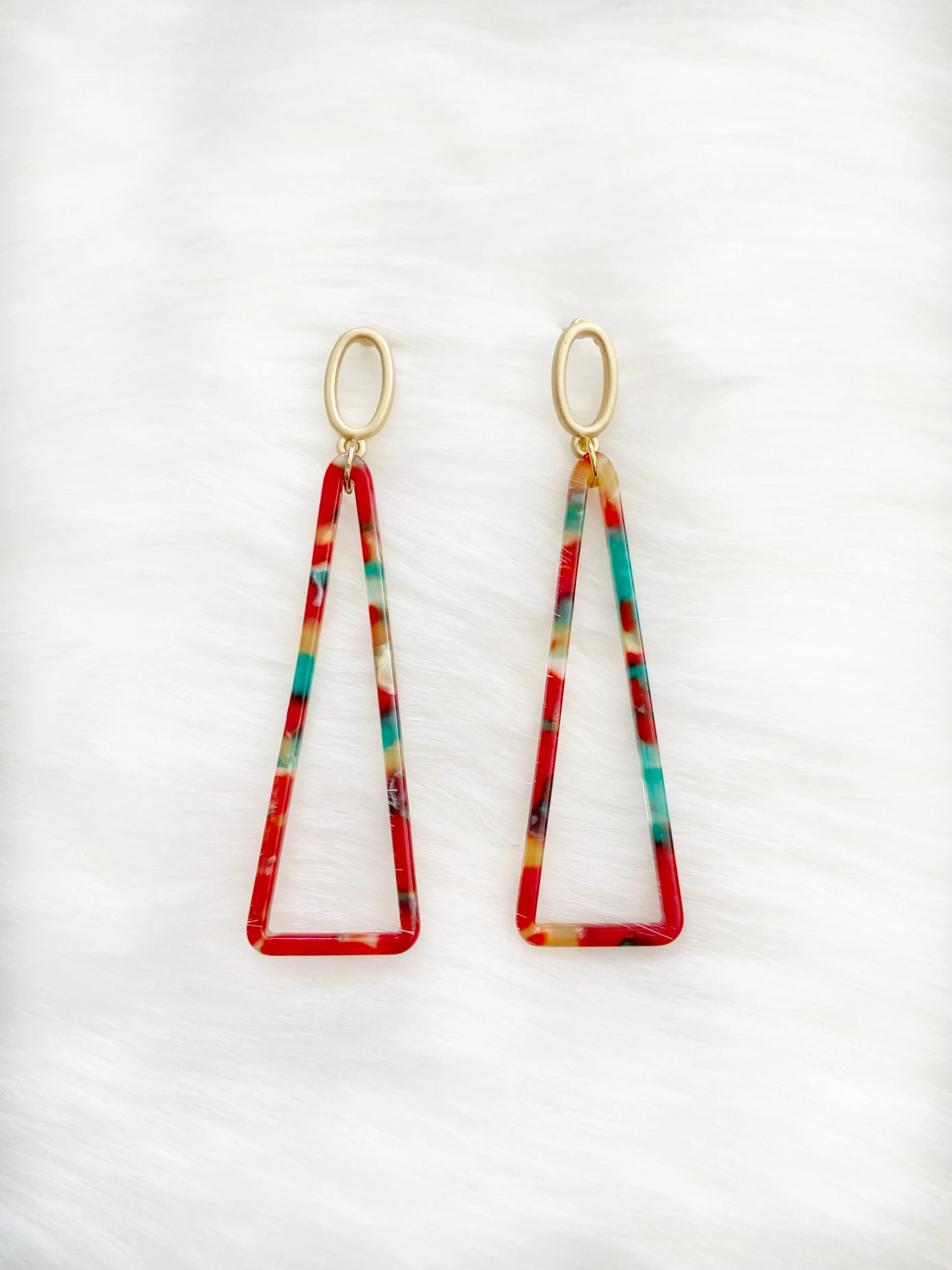 Peak Resin Earrings