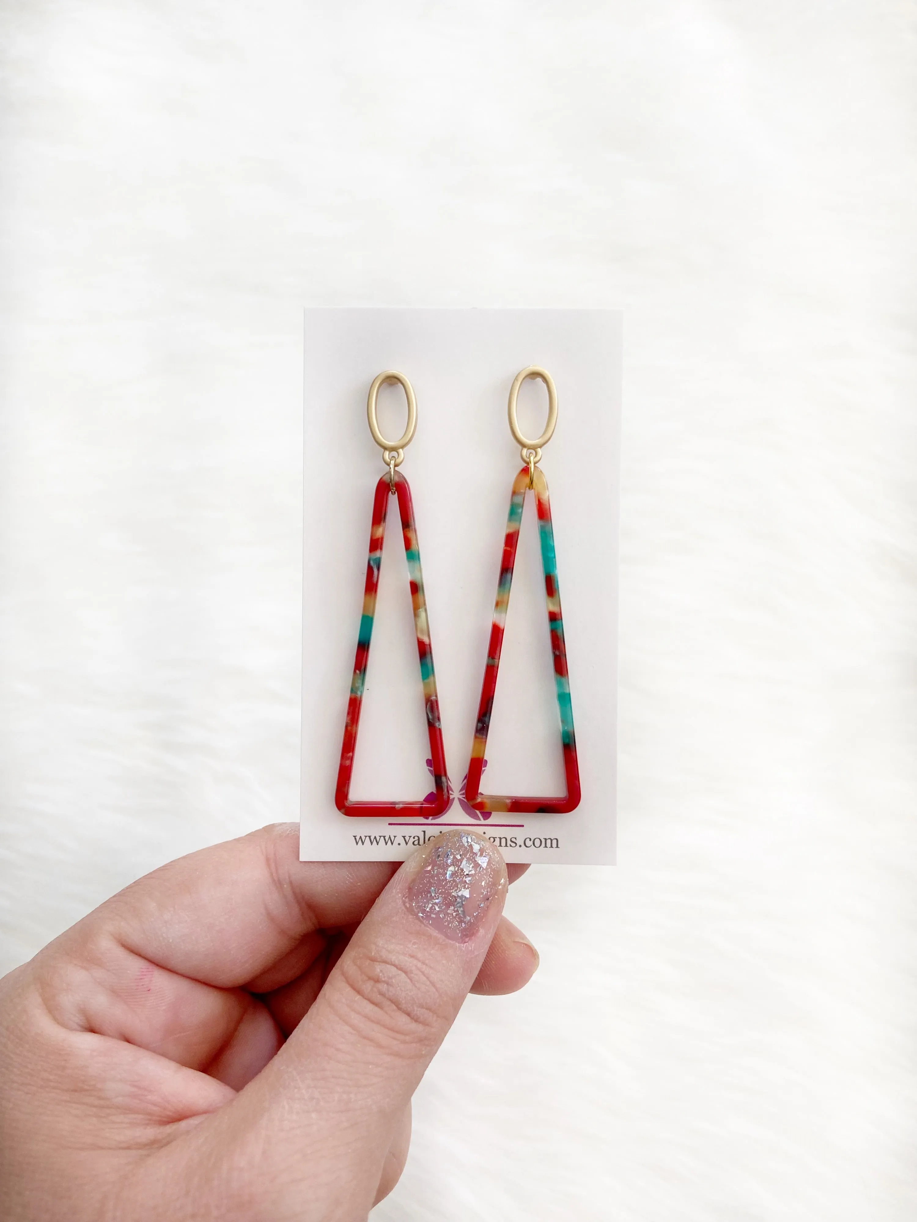 Peak Resin Earrings