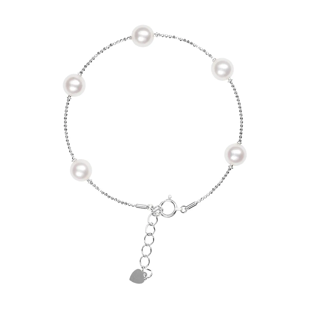 Petite Multi-Akoya Sparkle Bracelet