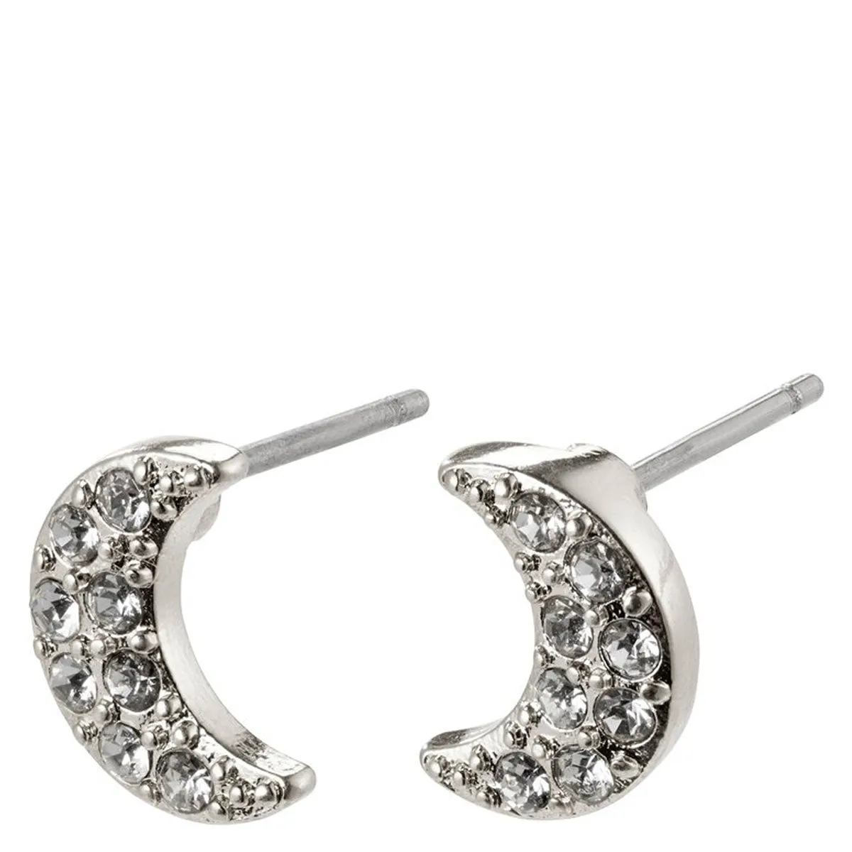 Pilgrim Ginger Silver Stud Earrings