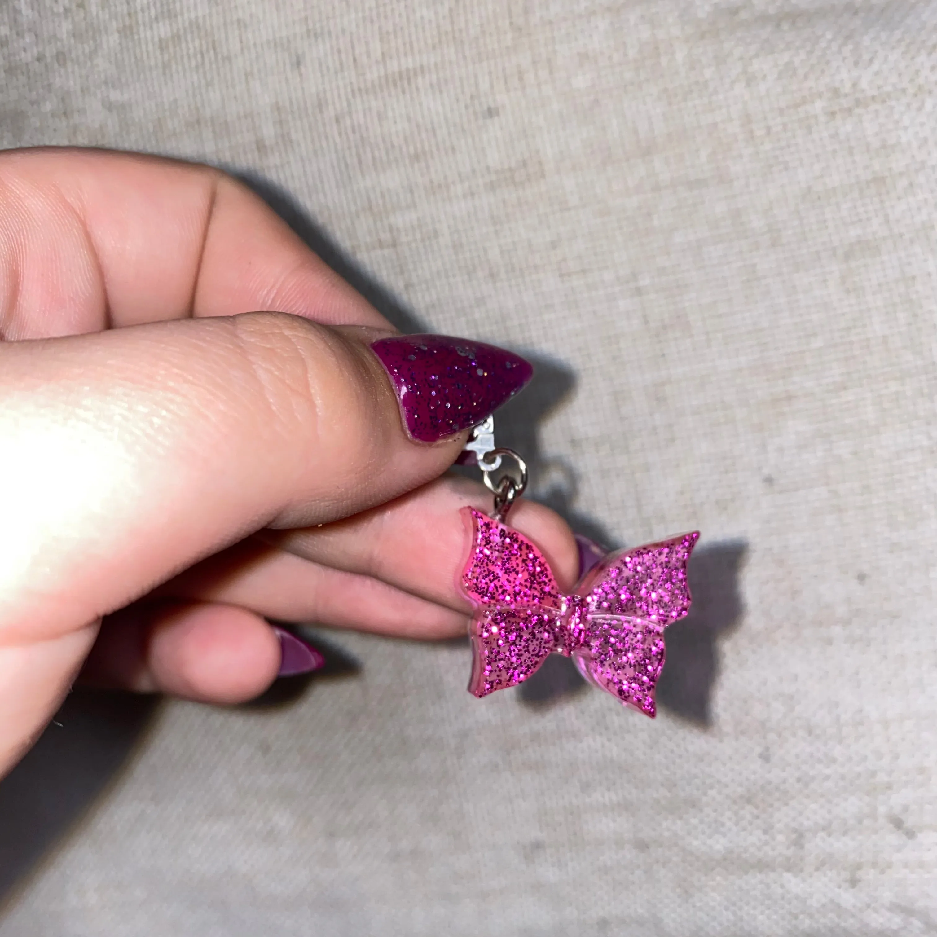 Pink Butterfly Earrings💖🦋