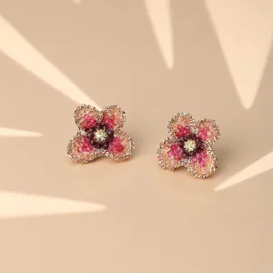 Pomegranate Flower Earrings