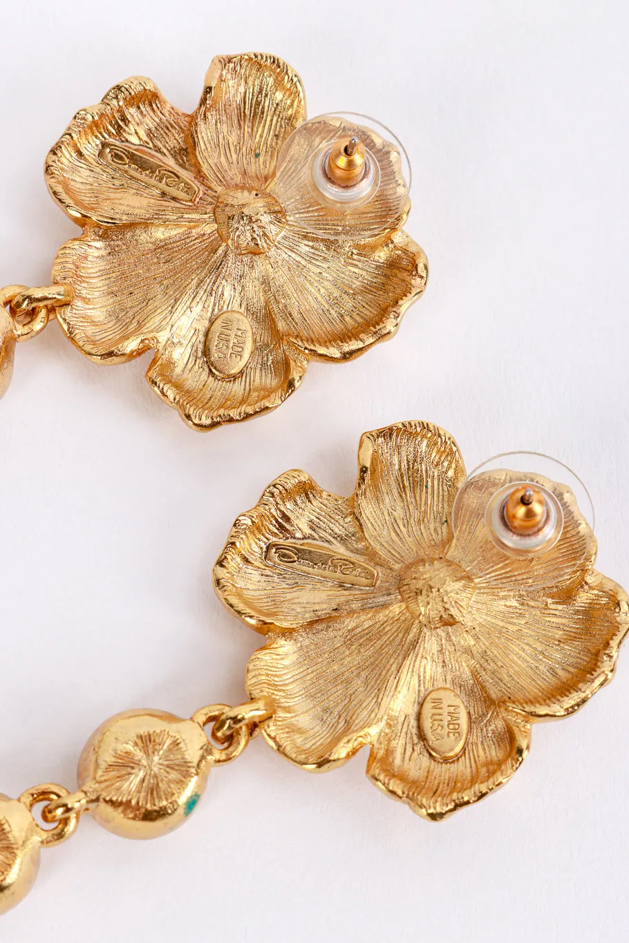 Poppy Crystal Drops Shoulder Duster Earrings