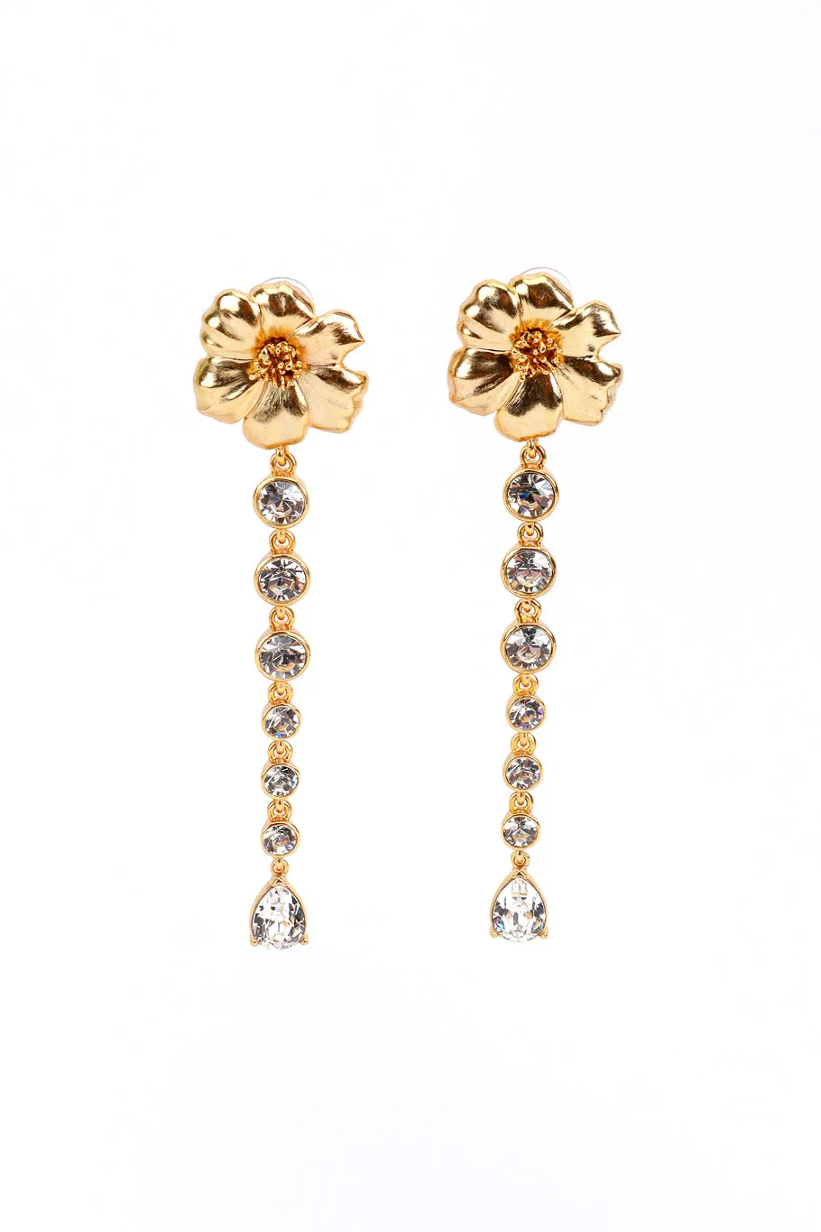 Poppy Crystal Drops Shoulder Duster Earrings