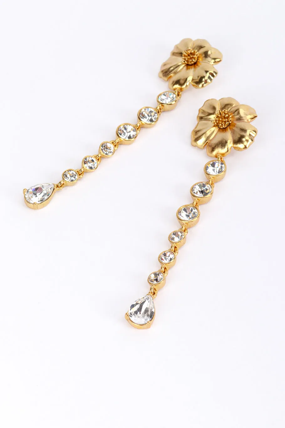 Poppy Crystal Drops Shoulder Duster Earrings