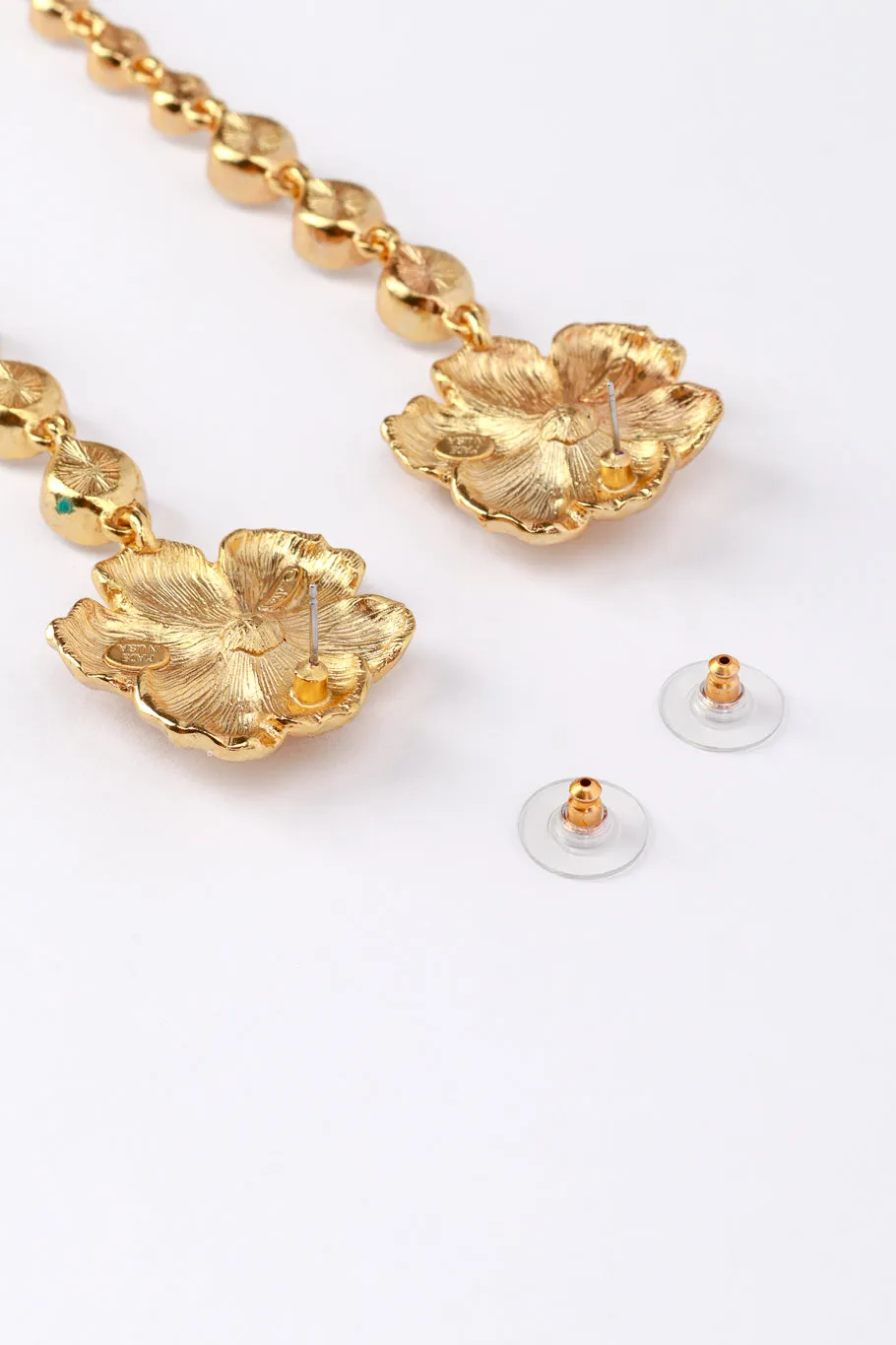 Poppy Crystal Drops Shoulder Duster Earrings