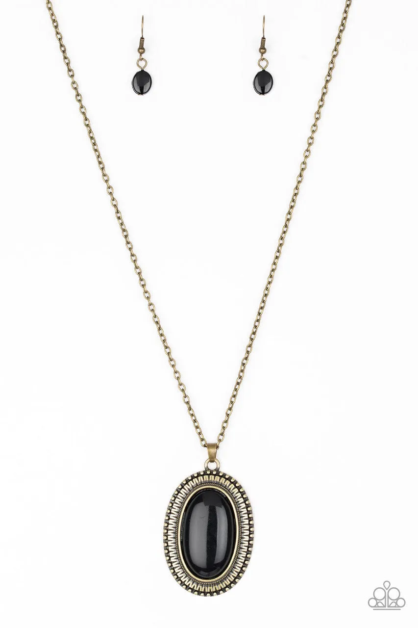 Practical Prairie Brass Paparazzi Necklace