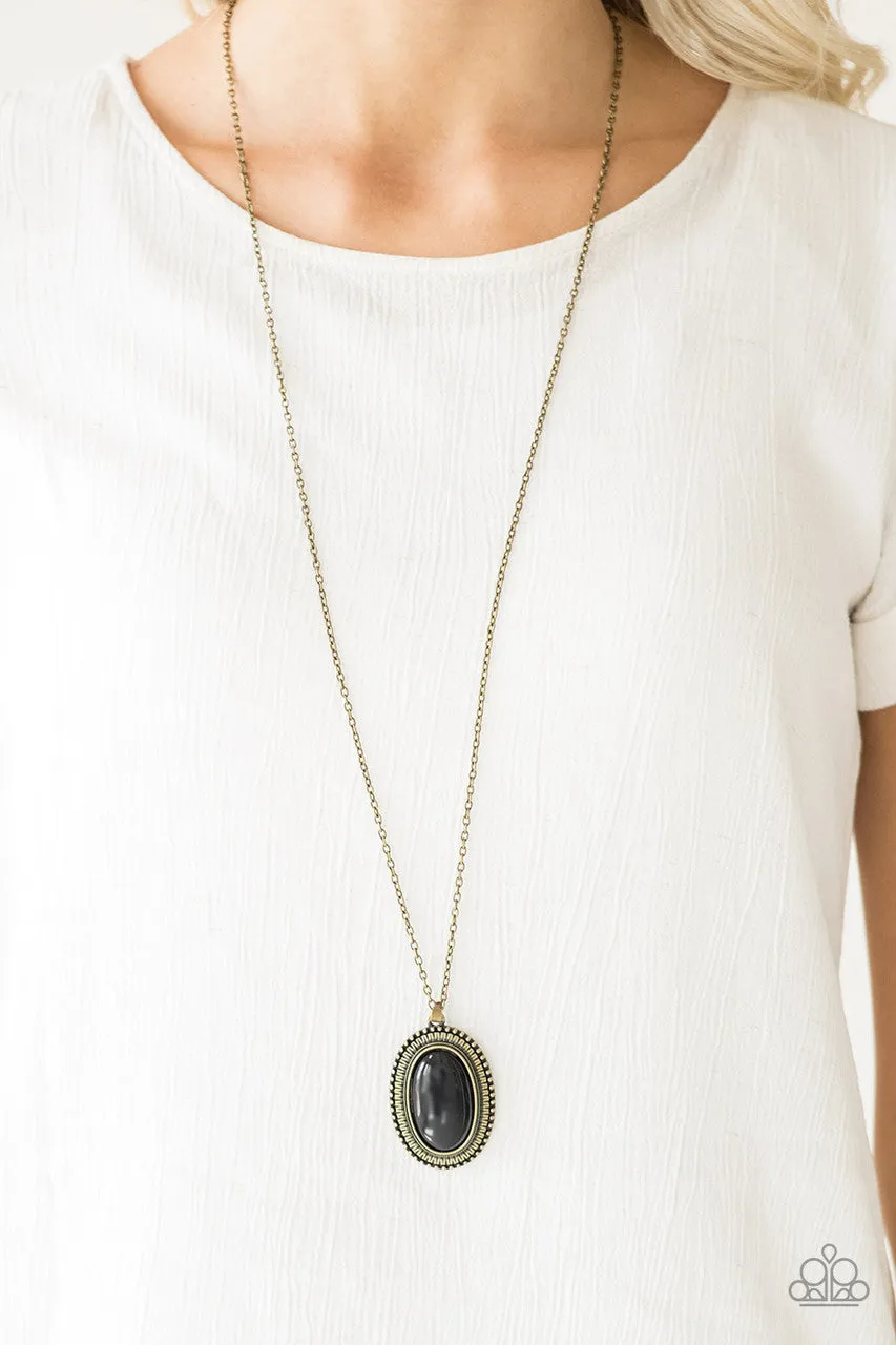 Practical Prairie Brass Paparazzi Necklace