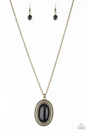 Practical Prairie Brass Paparazzi Necklace