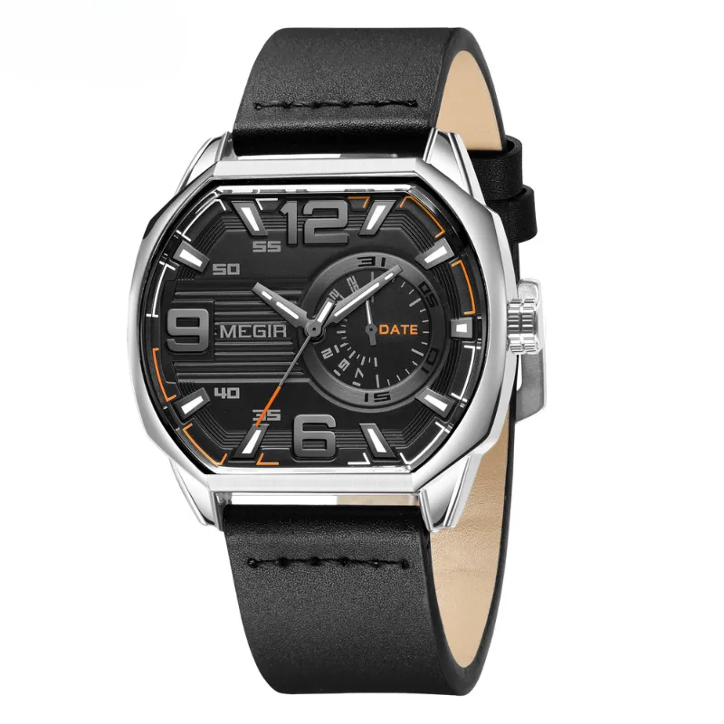 PREMIUM LEATHER SPORTS WATCH | Elegance Meets Durability