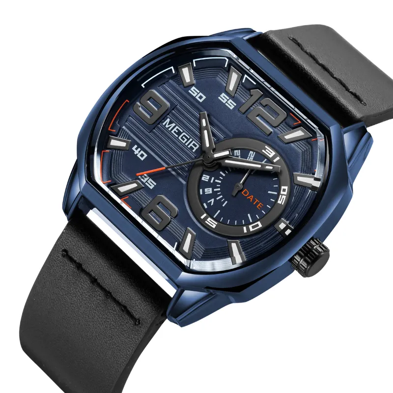 PREMIUM LEATHER SPORTS WATCH | Elegance Meets Durability