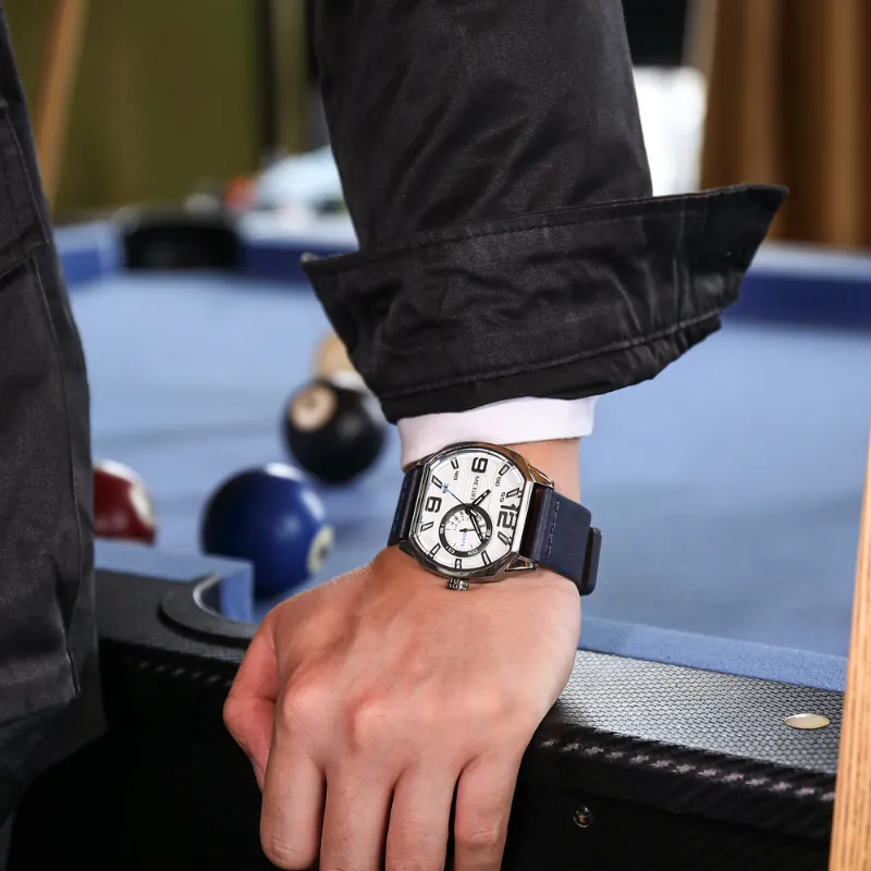 PREMIUM LEATHER SPORTS WATCH | Elegance Meets Durability