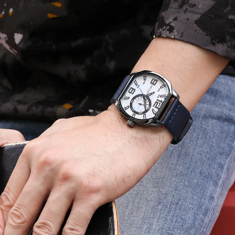 PREMIUM LEATHER SPORTS WATCH | Elegance Meets Durability