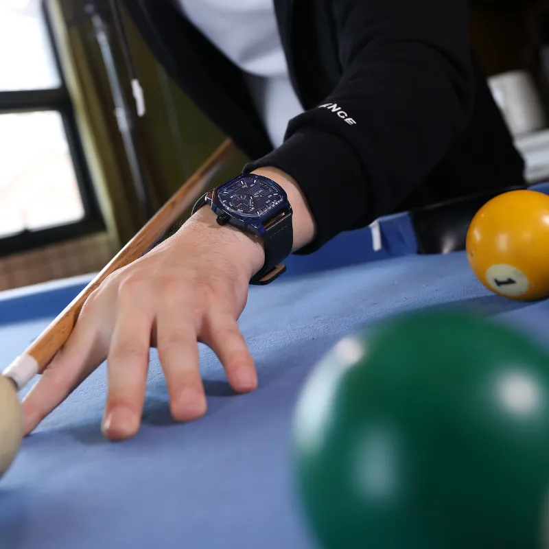 PREMIUM LEATHER SPORTS WATCH | Elegance Meets Durability
