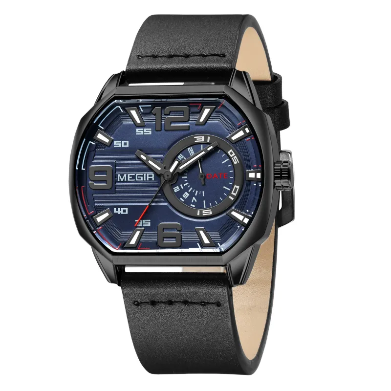 PREMIUM LEATHER SPORTS WATCH | Elegance Meets Durability