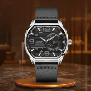 PREMIUM LEATHER SPORTS WATCH | Elegance Meets Durability
