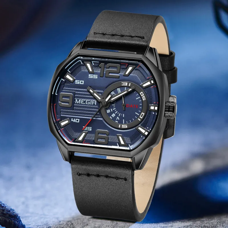 PREMIUM LEATHER SPORTS WATCH | Elegance Meets Durability