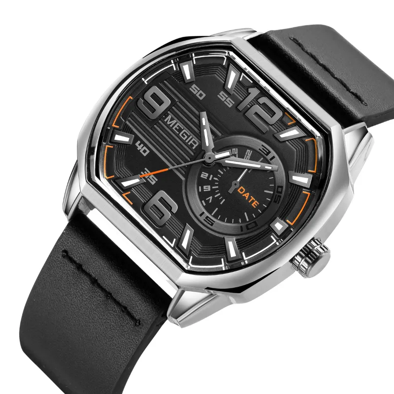 PREMIUM LEATHER SPORTS WATCH | Elegance Meets Durability