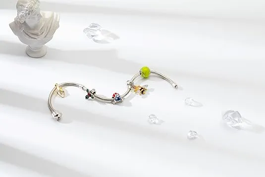 Puerto Rico Flag Coqui Frog Bead Charm