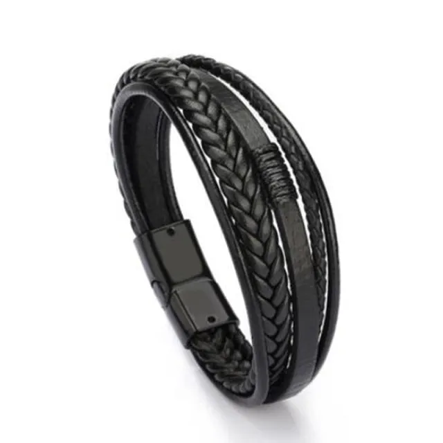 Punk Leather Gothic Rock Women Cuff Bracelet