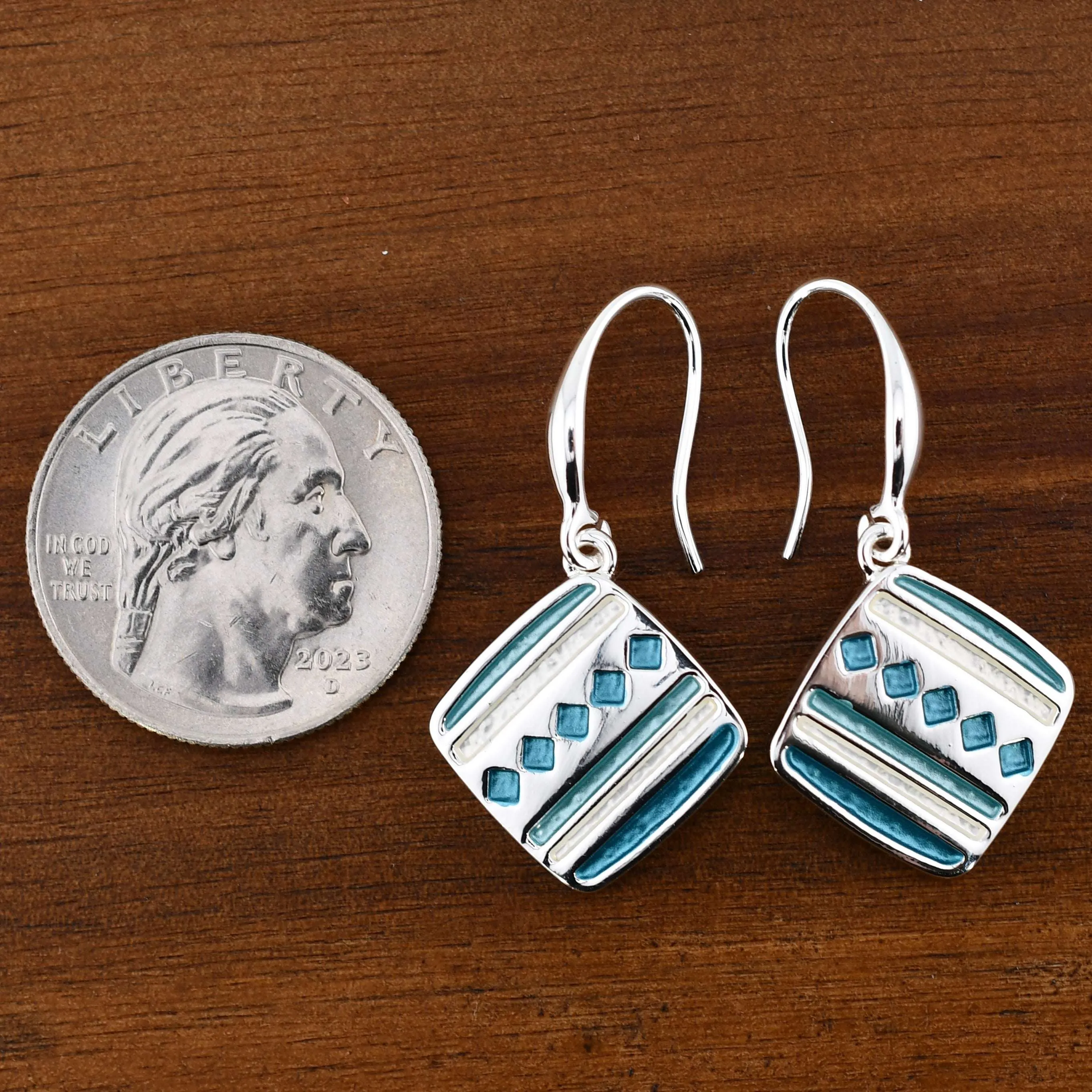 Quilt Square Earrings