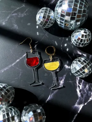 Red or White Wine Earrings