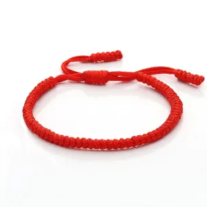 Red Tibetan Bracelet - Handmade