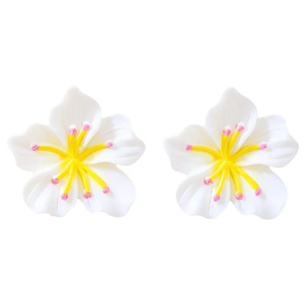 Resin Flower Earrings (Stud)