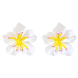 Resin Flower Earrings (Stud)