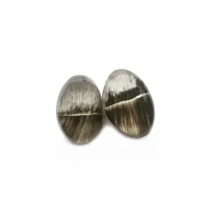 Resin Oval Earrings