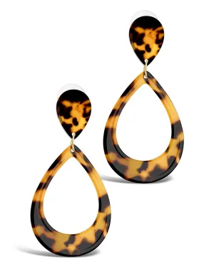 Resin Teardrop Earrings