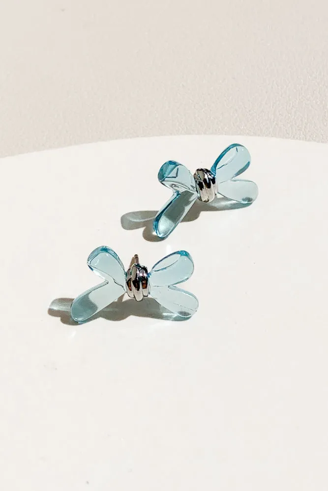 Robbie Bow Ear Studs