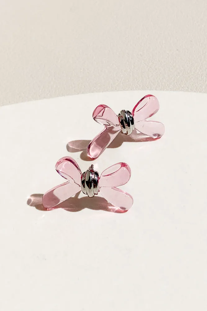 Robbie Bow Ear Studs