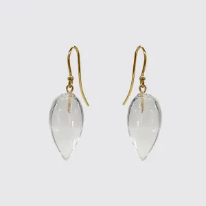 Rock Crystal Amond Shape Drop Earring