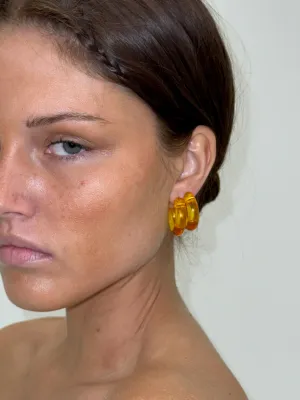 Rocío Orange Earrings