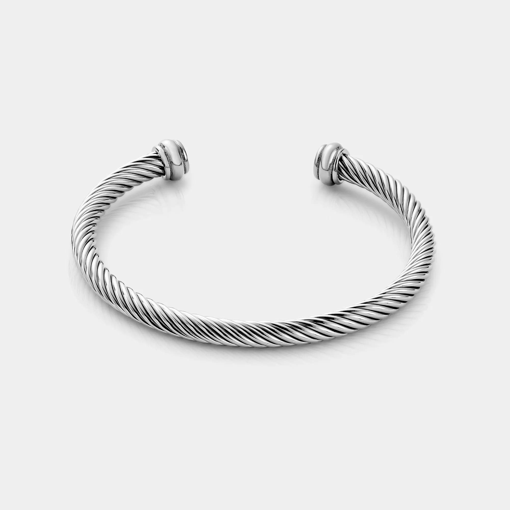 Rope Cuff (Silver)