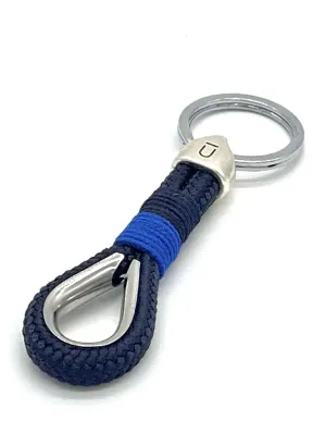 Rope Keychain- Navy/Blue Mare