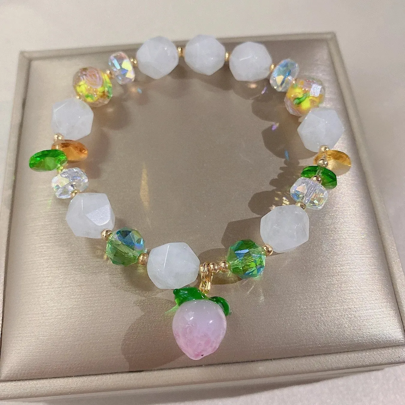Rose sisi Korean Style fresh crystal bracelets personality star pendant charm bracelet for woman jewelry gift for girlfriend