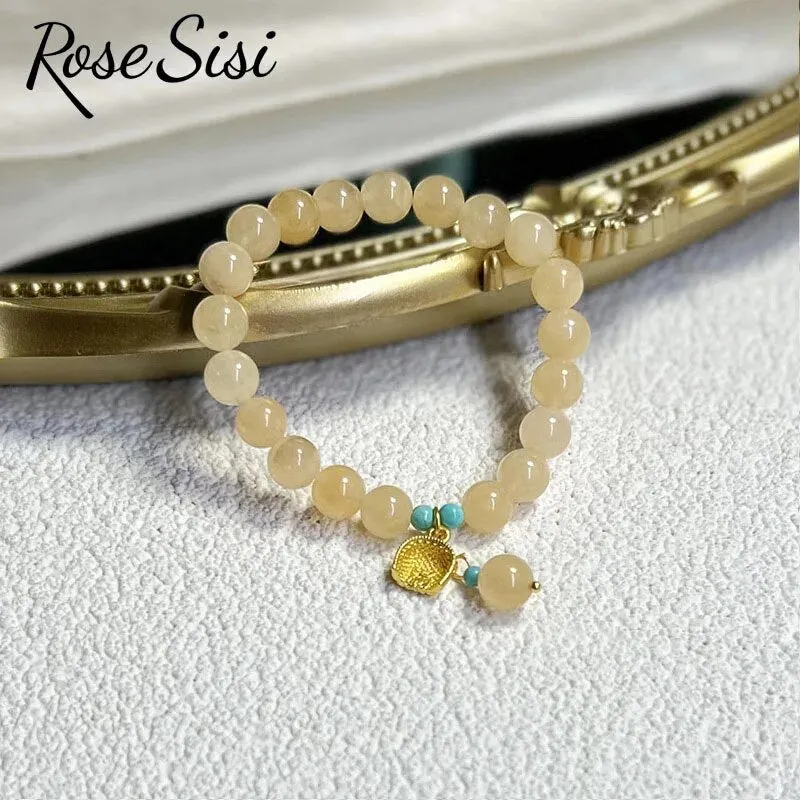 Rose sisi New Chinese style crystal bracelet for women color  jewelry handmade women's bracelet transfer present for gift